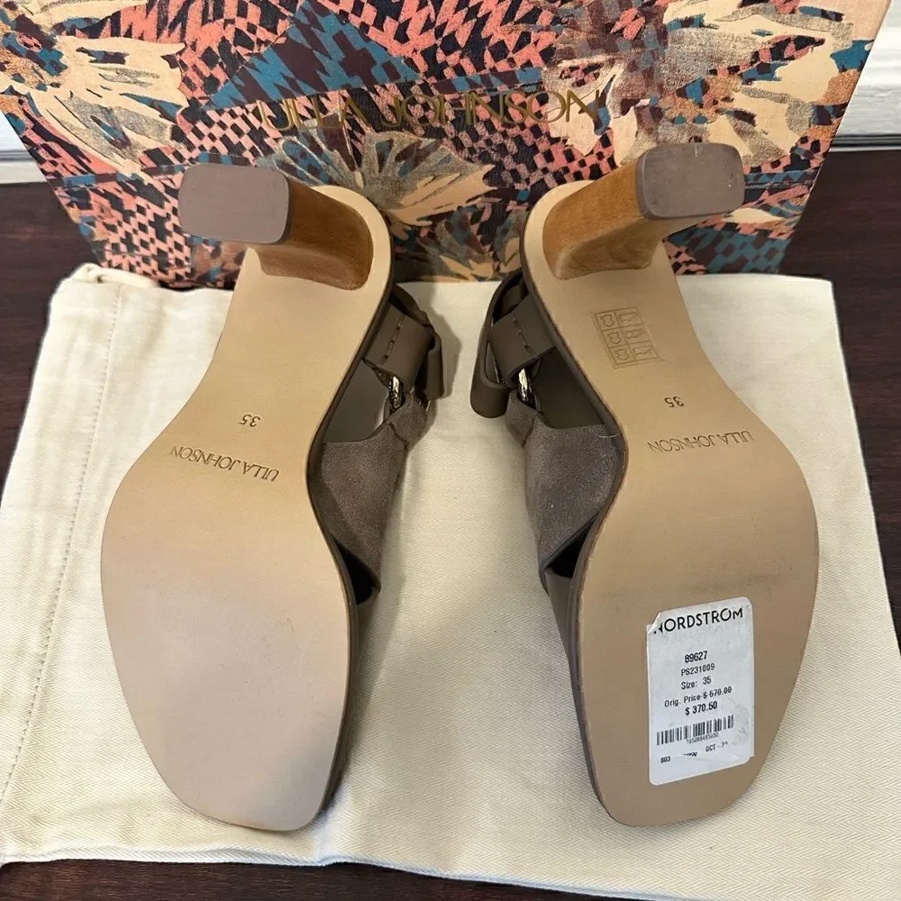 Ulla Johnson leather Crisscross Sandal size 5 new